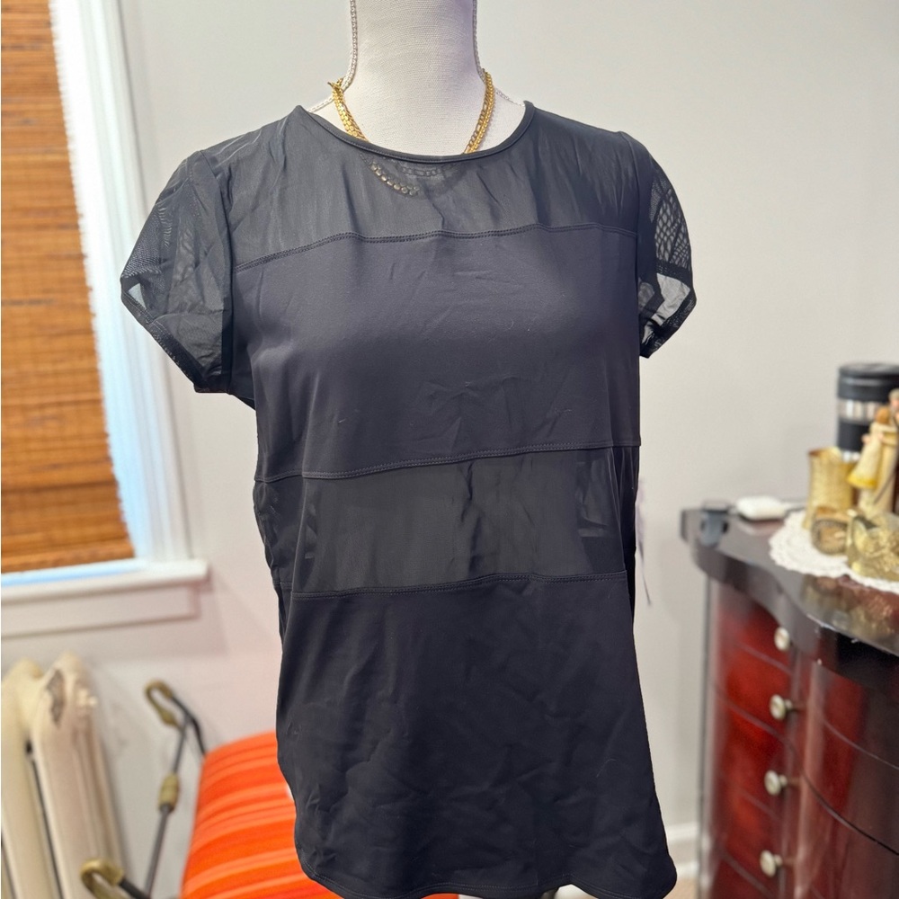 Fabletics Black Short Sleeve Tee